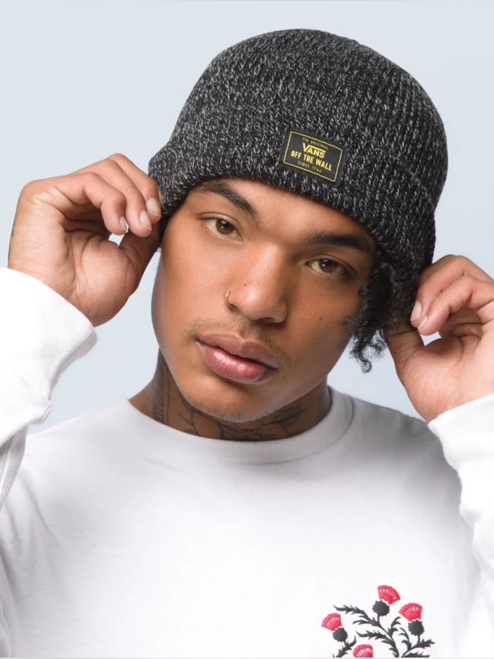 Vans Bruckner Cuff Beanie Black Heather